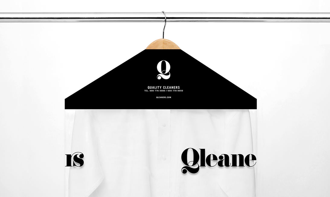 Qleaners干洗服务公司,品牌形象设计