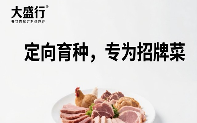 大盛行肉禽供应链品牌策划