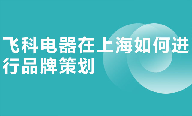 飞科电器在上海如何进行品牌策划