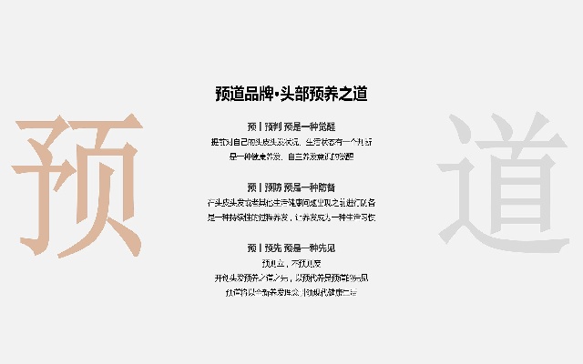 ​预道养发品牌设计