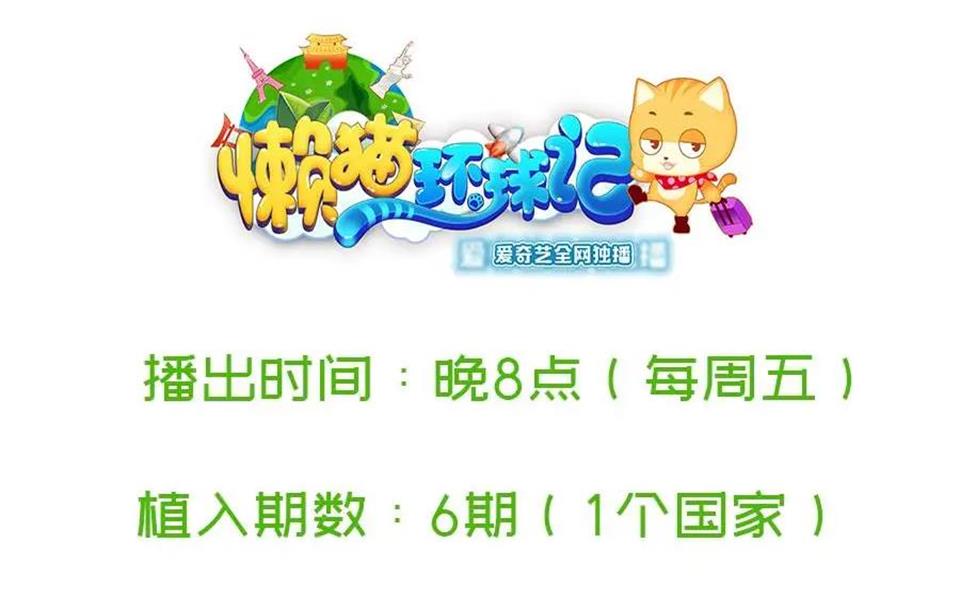 懒猫环球记 网络综艺广告赞助