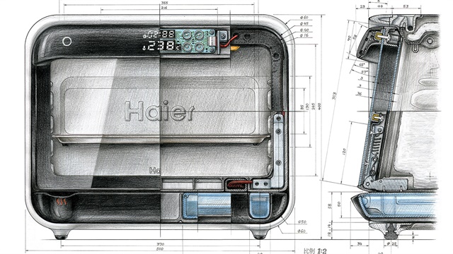 海尔嫩烤箱工业设计案例
