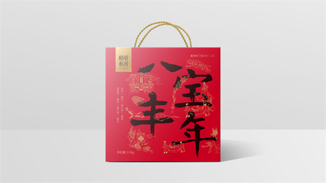 稻香村-北京国潮风坚果礼品产品包装设计案例