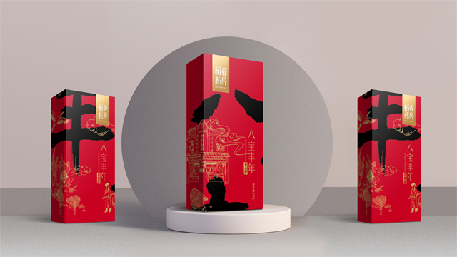 稻香村-北京国潮风坚果礼品产品包装设计案例