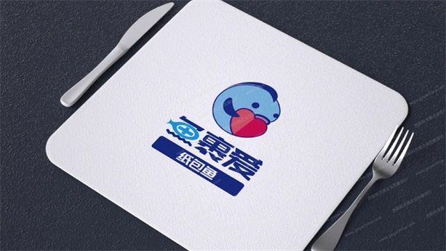 鱼裹爱纸包鱼餐饮品牌logo设计_天津餐饮品牌vi设计公司案例