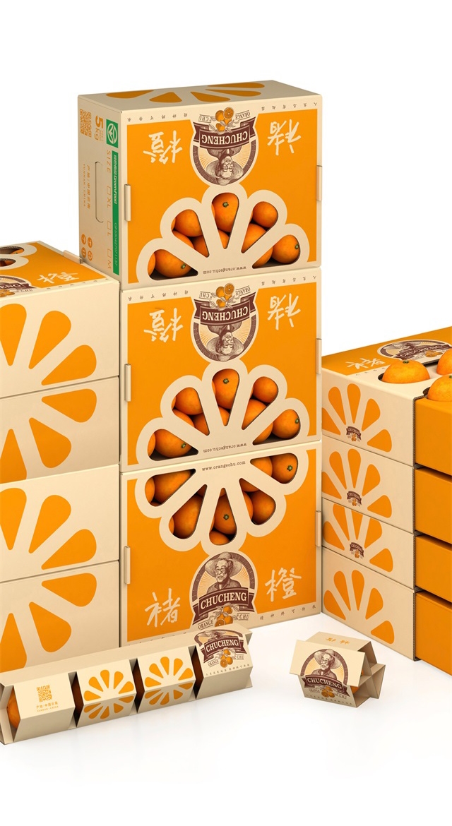 褚橙水果品牌包装设计案例