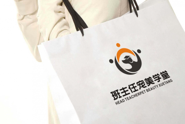 班主任宠美学堂品牌LOGO设计