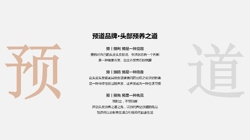 预道养发品牌设计