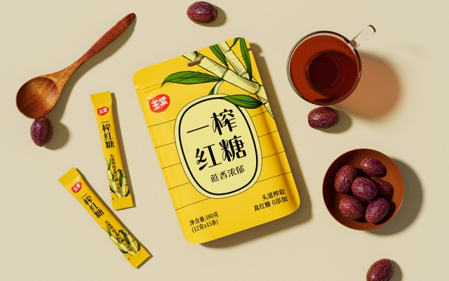 一榨红糖品牌包装VI设计