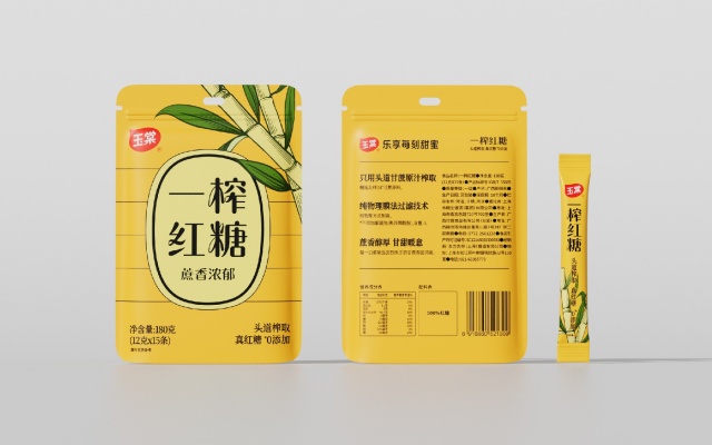 一榨红糖品牌包装VI设计