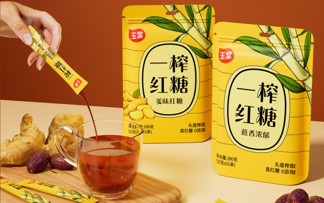 一榨红糖品牌包装VI设计