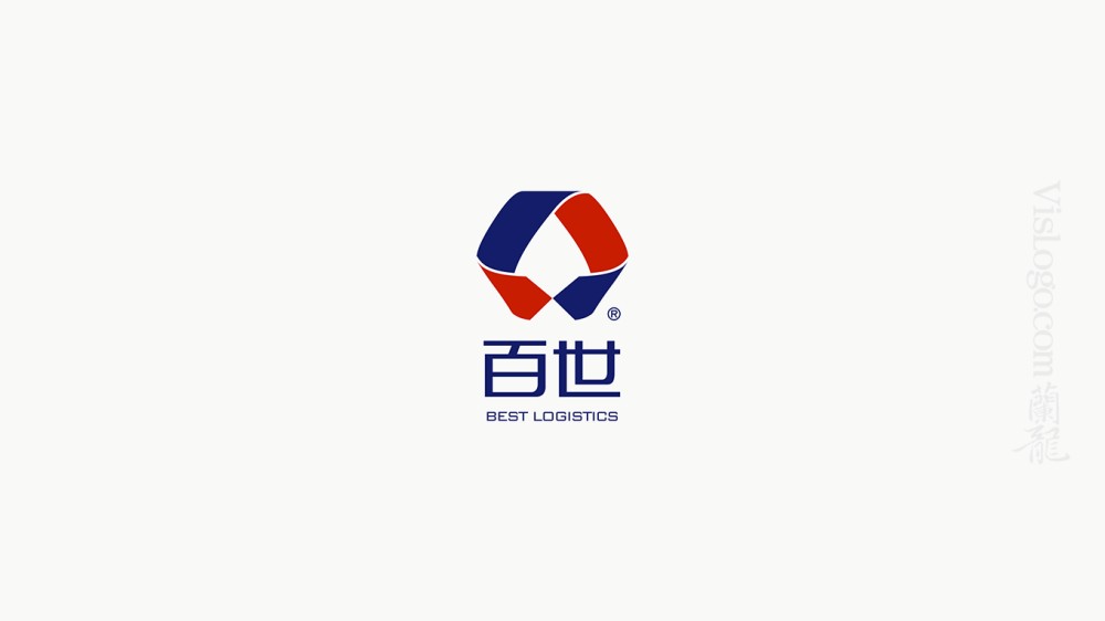 百世快递物流品牌logo设计